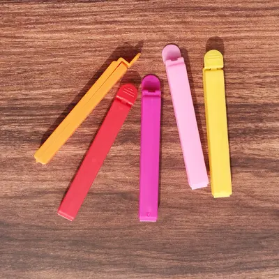 Üretici toptan karikatür gıda koruma sızdırmazlık klipsi boyutu isteğe bağlı plastik çay aperatif sızdırmazlık klipsi baskılı LOGO - 11