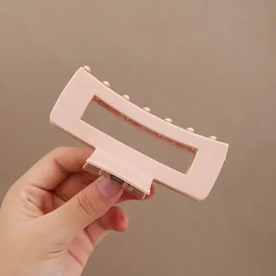 New Minimalist Temperament Hair Clip Women Soft Silicone Shark Clip Korean High-end Feel Claw Clip Large Volume Cross-border Hair Accessories - 10