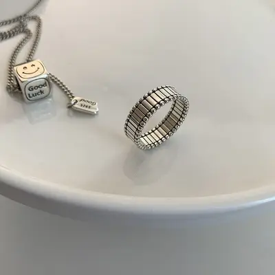 Korean Minimalist Adjustable Open Ring for Women - 11