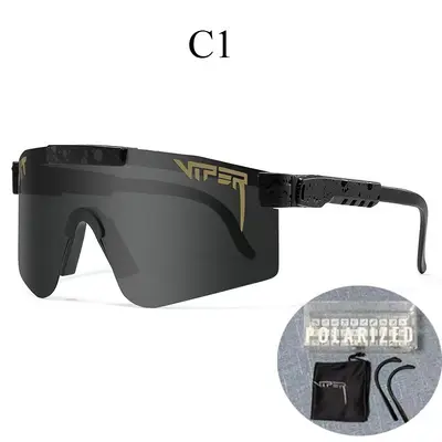 PIT VIPER Cycling Glasses, Windproof, Polarized Sunglasses, Colored Coating