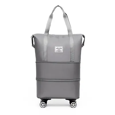 Universal wheeled travel luggage, wheeled travel suitcase, large capacity bag, women's foldable trolley bag, shopping cosmetics bag - 11