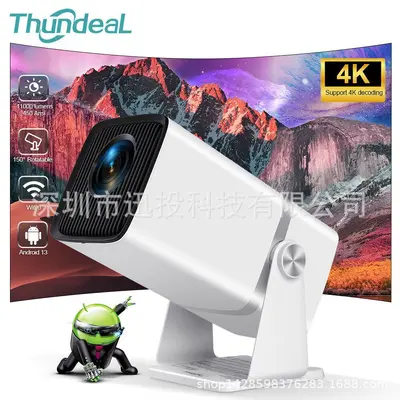 4K Full HD Projektor FHD TD80W Android WiFi 3D Heimkino tragbarer Strahlenprojektor