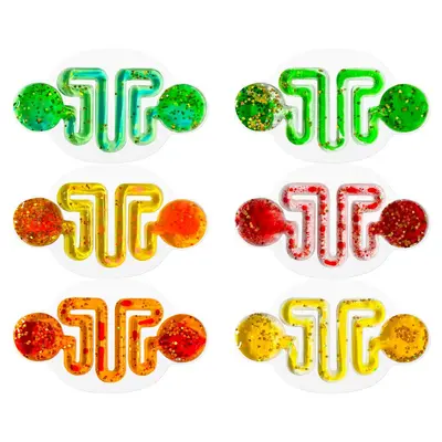 Kinder-Lernspielzeug zum Quetschen mit Flüssigkeits-Röhrendesign - 5
