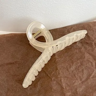 Büyük Boy Fransız Kauçuk Boya Fırça Saç Tokası Bol Saç İçin Dopamin Yüksek Kaliteli Saç Tokası Kadın İki Yuan Mağaza Saç Aksesuarı Baş Aksesuarı - 7
