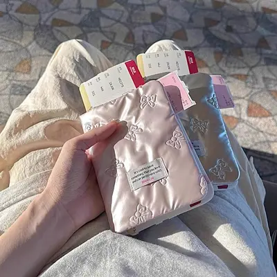 Pasaport cüzdanı, kız pembe kelebek yay tasarımı - 2
