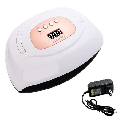 Yeni çift el tırnak makinesi fototerapi lambası el çantası 220W yüksek güçlü çabuk kuruyan tırnak jeli kürleme kurutucu X8 - 7
