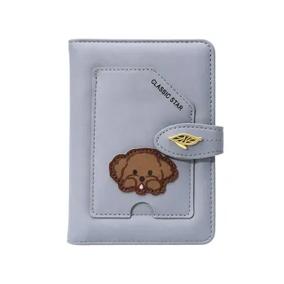 Cross-Border Binding Thick PU Leather Multi-Card Slot Handmade Sewn Leather Passport Protector Foreign Trade Passport Holder - 9