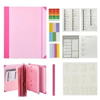 Ringbuchmappe mit Organizer und Dateitasche Folio-Aufbewahrungstasche - 8