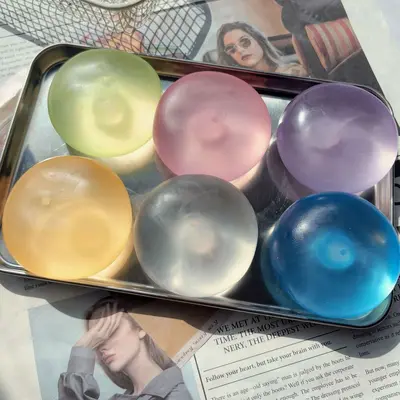 Kokosöl-Vaseline-Stressball, handgemacht, Quetschspielzeug, formbar