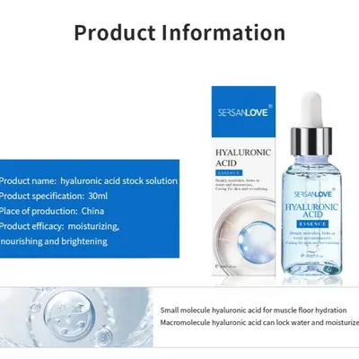 Hyaluronsäure-Serum, feuchtigkeitsspendend und straffend, konzentrierte Formel - 3
