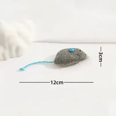Cat Toy Set with Mice and Catnip, Durable Interactive Play - 9