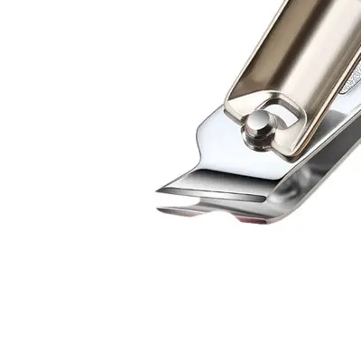 Stainless steel nail care set, 5-piece, rotating case - 6