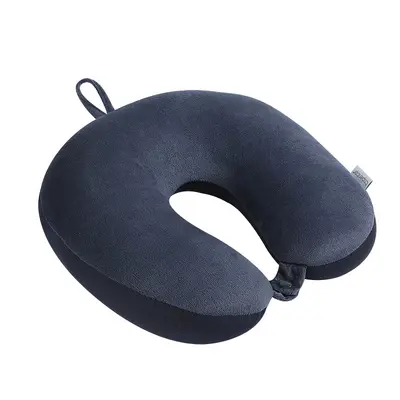 Düz köpük parçacıklı U şeklinde seyahat yastığı, taşınabilir boyun yastığı, ofis uyku boyun yastığı, uçak yastığı, logo baskısı yapılabilir. - 8