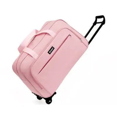 Wheeled Travel Bag, Large Capacity Waterproof Foldable Luggage Bag