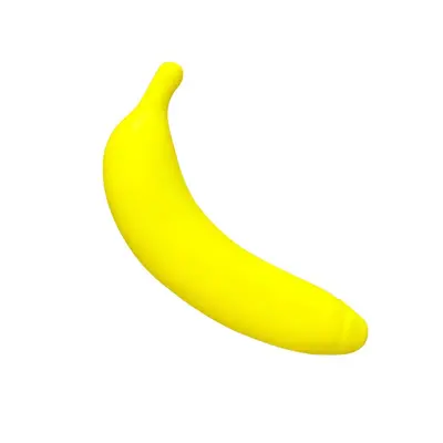 Durable Squeaky Banana Dog Toy for Teething - 8