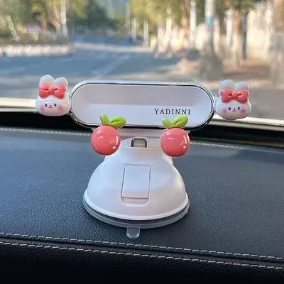 Dashboard Suction Cup Car Phone Holder, Cartoon Design - 11