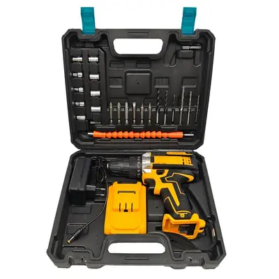 Rechargeable electric drill, lithium battery, multifunctional - 7