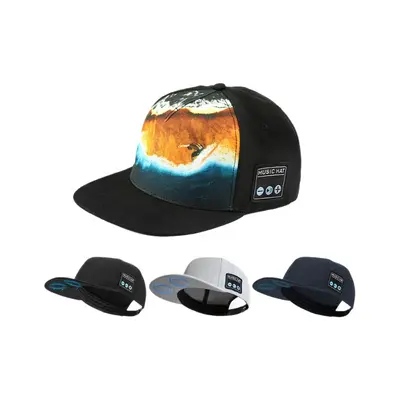 Grenzüberschreitende intelligente Bluetooth-Kopfhörer Sprachspitzmütze Outdoor-Sport Hip-Hop Street-Dance Sonnen-Baseballkappe Fabrikproduktion