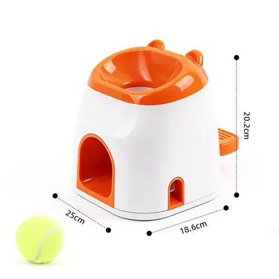 Automatic Pet Ball Launcher with Tennis Balls - 8