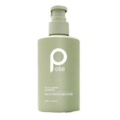 pote柏缇雪松丰盈蓬松洗发水持久留香清洁控油果木香洗发露200ML