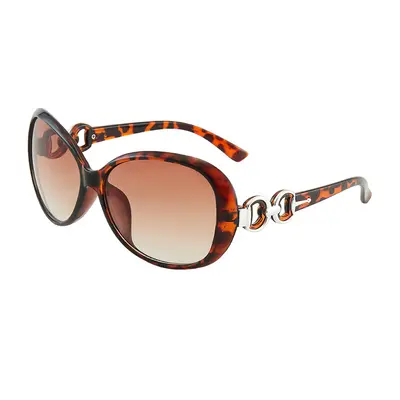 Large Frame Retro Women's Sunglasses UV Protection Round Frame - 5