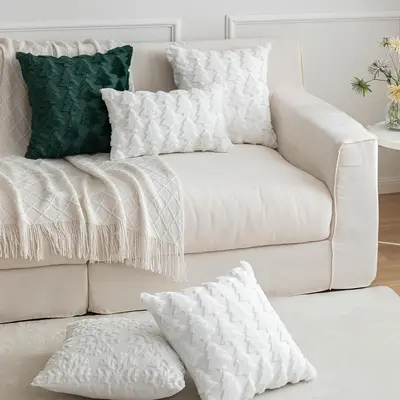 Grenzüberschreitend beliebte Weihnachtsbaumkissenbezug Weihnachts-Plüsch-Festive-Heimdekoration Sofa-Kissen Kissenbezug Großhandel - 3