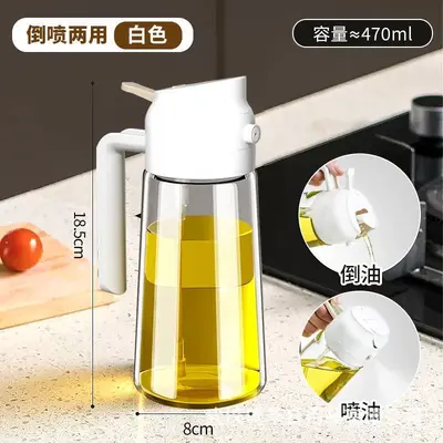 Ölsprühflasche Glas Küche automatisch öffnen und schließen Sprühfunktion 2-in-1 Grill Zerstäuber Speiseöl Sprühflasche Großhandel - 8
