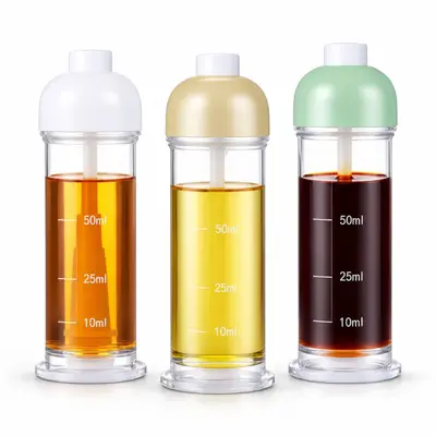 Alt spreyli yağ şişesi, 100 ml, barbekü, yağ kontrol