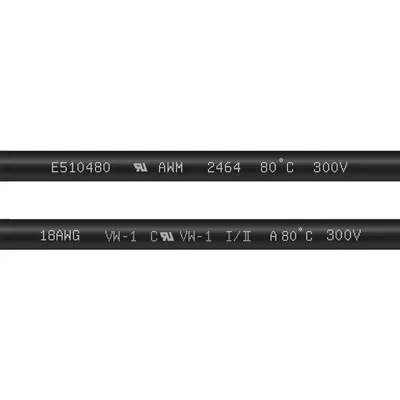 Оптовый цифровой кабель American Standard 3-Core UL2464 в оболочке, черный, стандартная сигнальная линия 18AWG 28AWG, силовой кабель