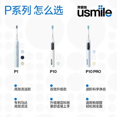 usmile P10 Electric Toothbrush, Soft Bristles, Sonic Cleaning - 6
