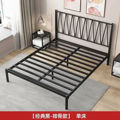 European Style Modern Iron Bed 1.5m 1.8m Single Double - 7