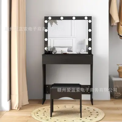 Board-Style Minimalist Dressing Table
