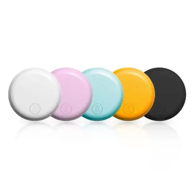 Bluetooth Anti-Loss Device Round Keychain Bag Anti-Loss Two-Way Alert Mobile Phone Wallet Smart Anti-Loss Locator