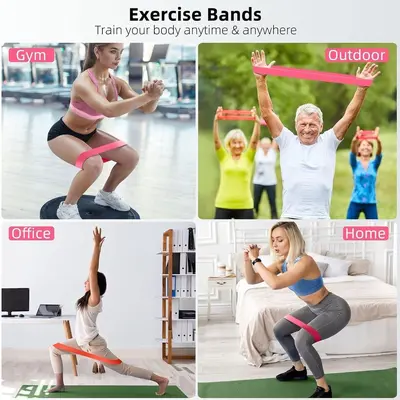 High-Elasticity Fitness Resistance Band for Glute Training, Unisex - 4
