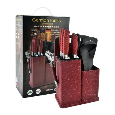 12-teiliges Edelstahl-Messerset, Geschenkbox - 10