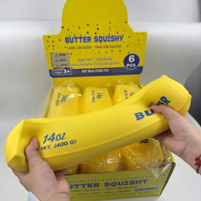 Langsam rückstellender weicher Butter-Stick-Squishy, Stressabbau-Spielzeug