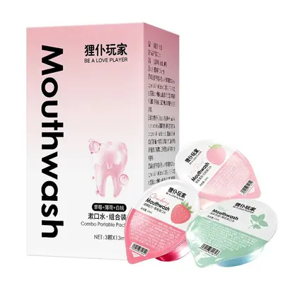 Fruit flavored disposable mouthwash 13ml portable