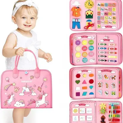 Neues grenzüberschreitendes Modell: Filz-Aktivitätstafel, Anziehtafel, Lernspielzeug für Kinder, verschiedene Stile, Hersteller von Filz-Lerntafeln.