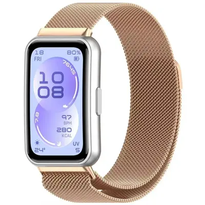Huawei Band 11 Milanese Çelik Mıknatıslı Kordon - 11