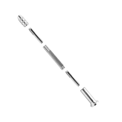 0,3-3,2 mm küçük yuvarlak başlı el burgusu, saat ve cep telefonu tamiri için dört başlı çelik matkap, DIY küçük el matkabı
