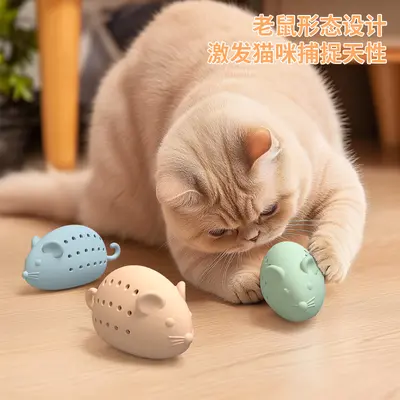 Durable Catnip Cat Toy, Self-Play, Chew-Resistant Interactive Pet Toy - 3
