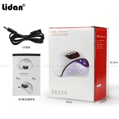54W USB tırnak lambası 18 yuvalı