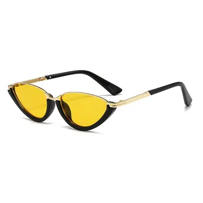 Retro Cat-Eye Half-Frame Sunglasses for Women, Y2K Style - 6