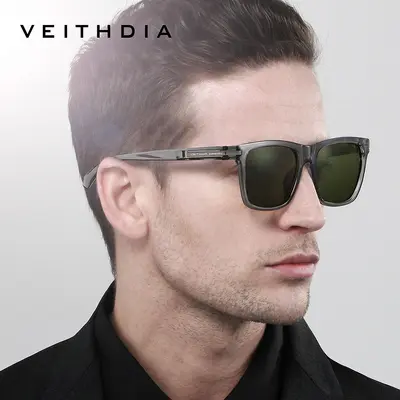 Herren-Sonnenbrille polarisiert Farbwechsel eckig modisch Sonnenbrille Sonnenschutz UV-Schutz Kunststoff-Sonnenbrille grenzüberschreitend neuer Stil 7918 - 3