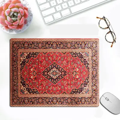 Small Middle Eastern Tassel Blanket Pattern Gaming Mouse Pad, Esports Office Desk Mat - 12