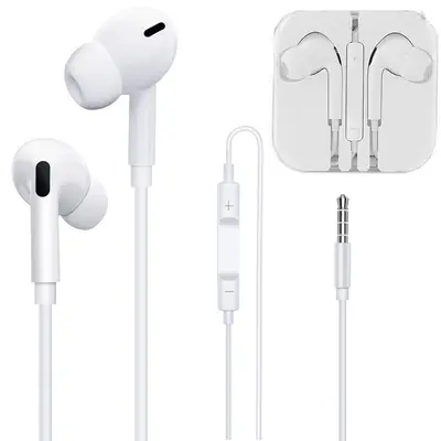 Универсальные проводные наушники 3.5 мм для Apple, Huawei, Samsung - 5