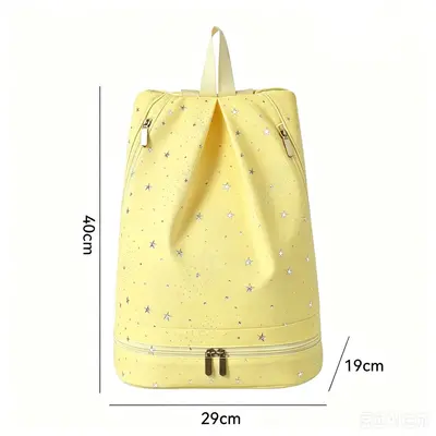 Portable Swimming Bag Dry and Wet Separation Sports Fitness Men's Swimsuit Storage Bag Waterproof Bag Women's Beach Backpack - 11