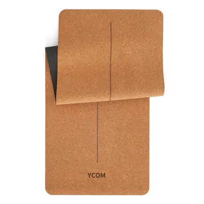 Natural rubber cork yoga mat thick non-slip professional