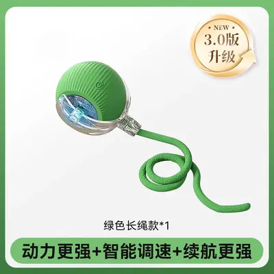 Automatic Electric Dog Ball, Chew-Resistant Self-Play Toy - 11