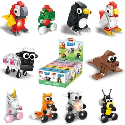 10-in-1 Small Particle Building Block Box Set, Assemblable Car Models - 7